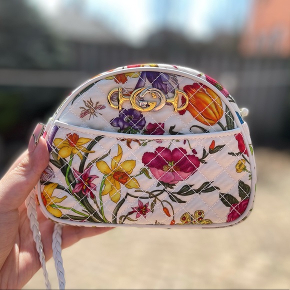 Brand new mini Gucci Zumi Canvas Cross Body Bag - Picture 1 of 8